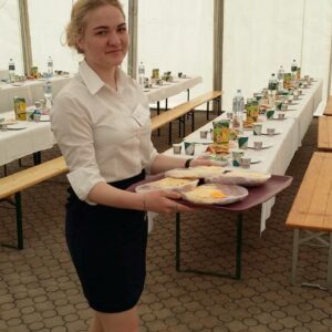Обслуговування ветеранів ЧАО "ММКІ" та ЧАО "Азовсталь" на честь Дня перемоги